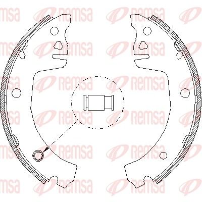 Тормозные колодки REMSA 4198.00