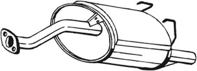 Глушитель выхлопных газов конечный BOSAL 163-203