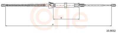 Тросик, cтояночный тормоз COFLE 92.10.9032