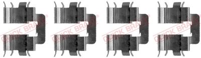 Комплектующие, колодки дискового тормоза QUICK BRAKE 109-1277