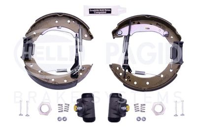 Bremžu loku komplekts HELLA PAGID 8DB 355 004-291