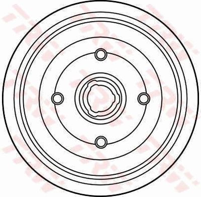 Bremžu trumulis TRW DB4161
