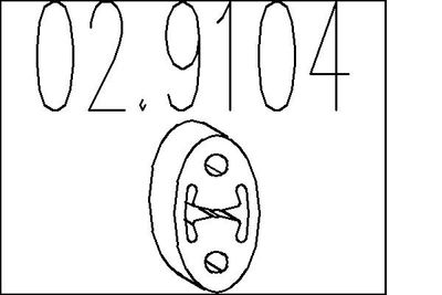 Буфер, глушитель MTS 02.9104