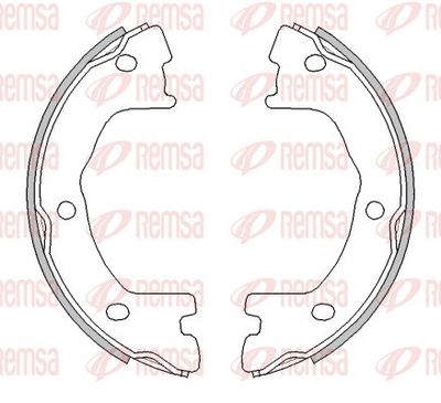 Bremžu loks, stāvbremze REMSA 4524.00