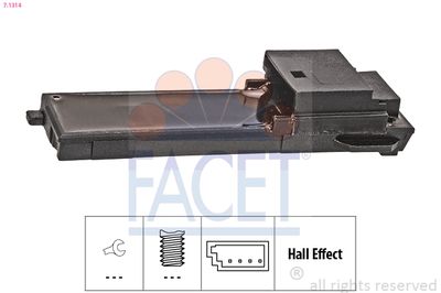 Выключатель, привод сцепления (Tempomat) FACET 7.1314