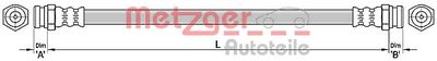 Bremžu šļūtene METZGER 4110304