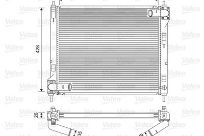 Radiators, Motora dzesēšanas sistēma VALEO 701583
