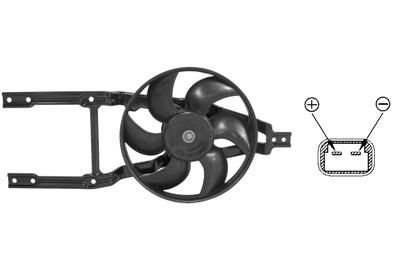 Ventilators, Motora dzesēšanas sistēma VAN WEZEL 1758746