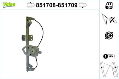 Стеклоподъемник VALEO 851708