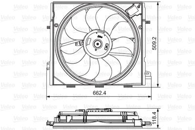 Ventilators, Motora dzesēšanas sistēma VALEO 696873