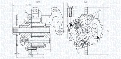 Eļļas sūknis MAGNETI MARELLI 351516000160