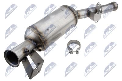 Nosēdumu-/Daļiņu filtrs, Izplūdes gāzu sistēma NTY DPF-ME-007