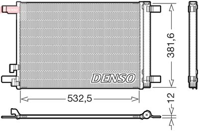 Конденсатор, кондиционер DENSO DCN02048