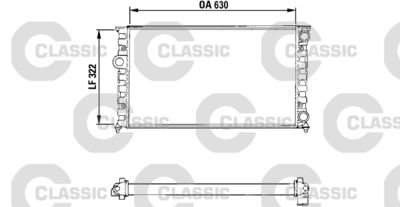 Radiators, Motora dzesēšanas sistēma VALEO 231025