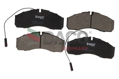 Bremžu uzliku kompl., Disku bremzes DACO 322323