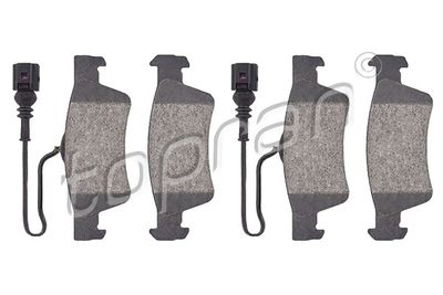 Bremžu uzliku kompl., Disku bremzes TOPRAN 112 170