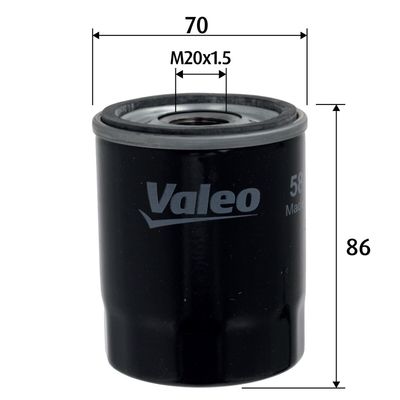 Масляный фильтр VALEO 586177
