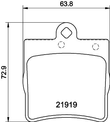 Bremžu uzliku kompl., Disku bremzes HELLA PAGID 8DB 355 008-461