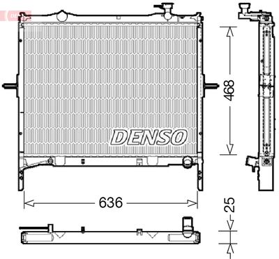 Radiators, Motora dzesēšanas sistēma DENSO DRM43001