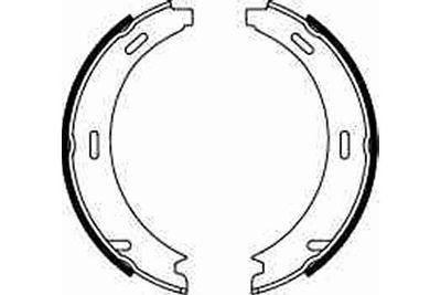 Комплект тормозных колодок, стояночная тормозная система TRW GS8208