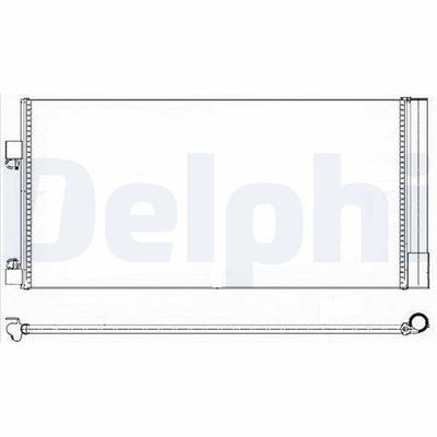 Конденсатор, кондиционер DELPHI TSP0225638