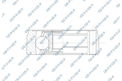 Шарнирный комплект, приводной вал GSP 602444