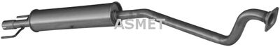 Vidējais izpl. gāzu trokšņa slāpētājs ASMET 05.125