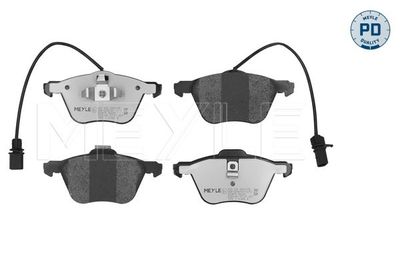 Bremžu uzliku kompl., Disku bremzes MEYLE 025 232 6920/PD