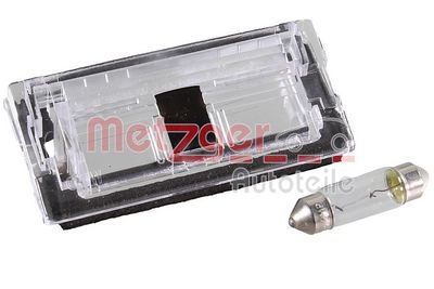 Рассеиватель, фонарь освещения номерного знака METZGER 2080007