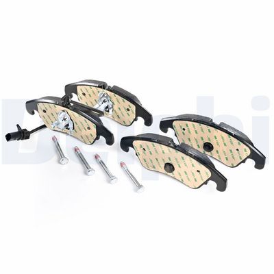 Комплект тормозных колодок, дисковый тормоз DELPHI LP3152