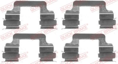 Комплектующие, колодки дискового тормоза QUICK BRAKE 109-1610