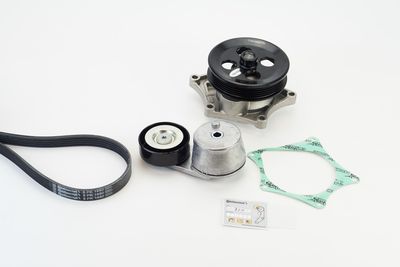 Ūdenssūknis + ķīļrievu siksnas komplekts CONTINENTAL CTAM 5PK1680WP1