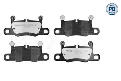 Bremžu uzliku kompl., Disku bremzes MEYLE 025 256 9114/PD