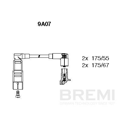 Augstsprieguma vadu komplekts BREMI 9A07