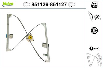 Стеклоподъемник VALEO 851126