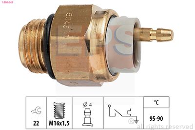 Термовыключатель, вентилятор радиатора EPS 1.850.043