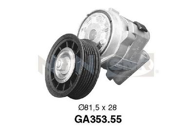 Spriegotājrullītis, Ķīļrievu siksna SNR GA353.55