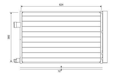 Конденсатор, кондиционер VALEO 822697