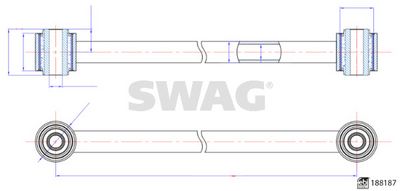 Stiepnis/Atsaite, Riteņa piekare SWAG 33 11 0578