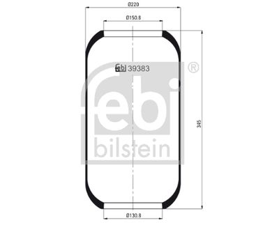Pneimoatsperes spilvens, Pneimopiekare FEBI BILSTEIN 39383