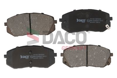 Bremžu uzliku kompl., Disku bremzes DACO 321322