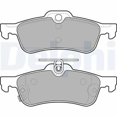 Bremžu uzliku kompl., Disku bremzes DELPHI LP2007