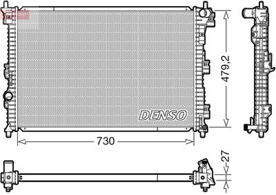 Radiators, Motora dzesēšanas sistēma DENSO DRM10112