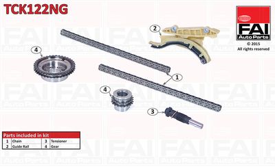 Комплект цели привода распредвала FAI AUTOPARTS TCK122NG