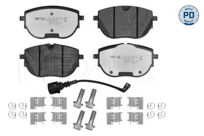 Комплект тормозных колодок, дисковый тормоз MEYLE 025 262 6818/PD