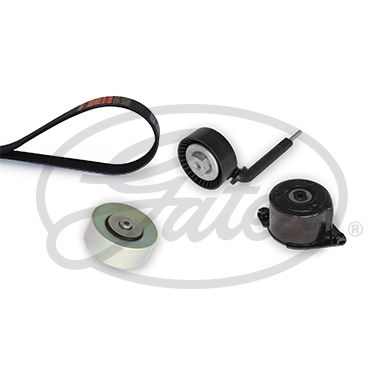 Ķīļrievu siksnu komplekts GATES K016PK2090