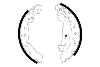 Комплект тормозных колодок BOSCH 0986487586