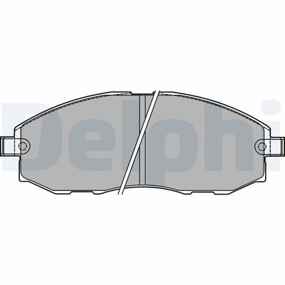 Bremžu uzliku kompl., Disku bremzes DELPHI LP1434