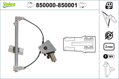 Стеклоподъемник VALEO 850000