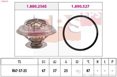 Термостат, охлаждающая жидкость EPS 1.880.256